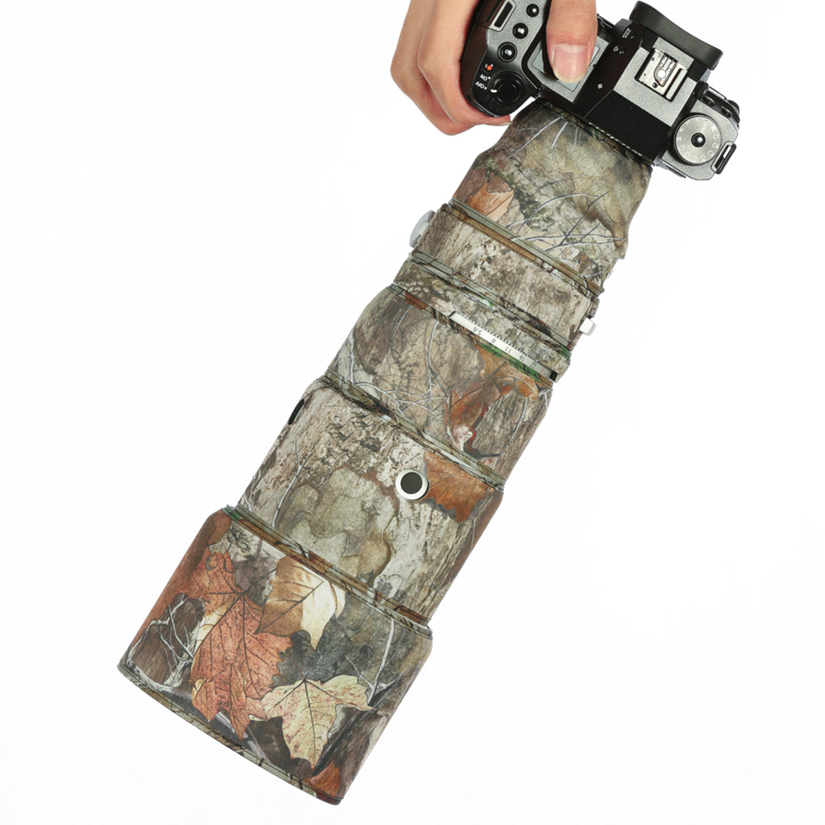 CHASING BIRDS Camouflage Waterproof Lens Coat for FUJIFILM XF 500mm F5.6 Rainproof Lens Protective Cover