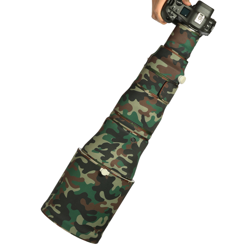 CHASING BIRDS Camouflage Waterproof Lens Coat for Canon RF 800mm F5.6 L is USM Rainproof Lens Protective Cover