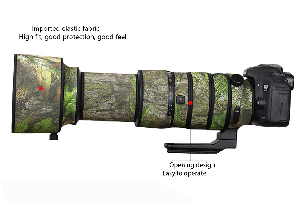 CHASING BIRDS Lens Camouflage Waterproof Coat for Sigma 60-600mm F4.5-6.3 DG OS HSM Rainproof Lens Protective Cover Version IV