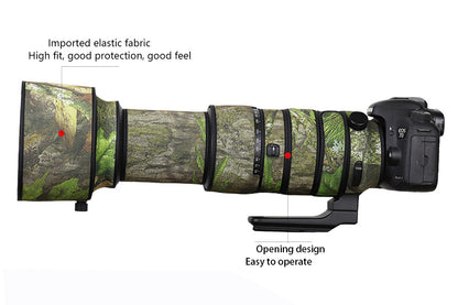 CHASING BIRDS Camouflage Waterproof Lens Coat for Sigma 60-600mm F4.5-6.3 DG OS HSM Rainproof Lens Protective Cover