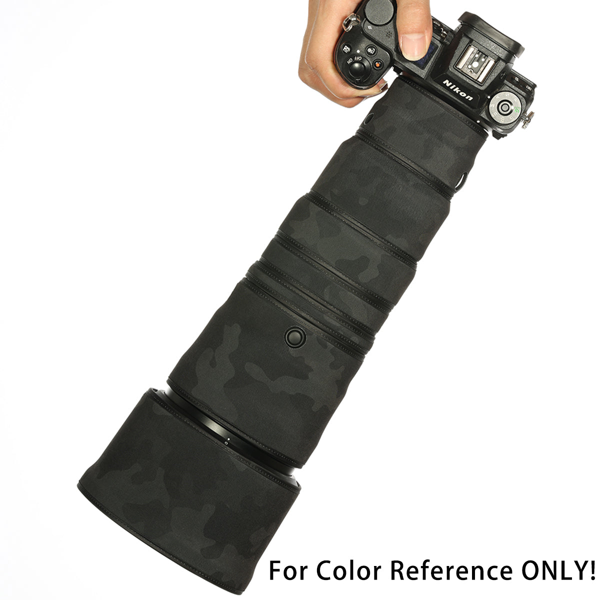 CHASING BIRDS Camouflage Waterproof Lens Coat for Sony FE 135mm F1.8 GM Rainproof Lens Protective Cover