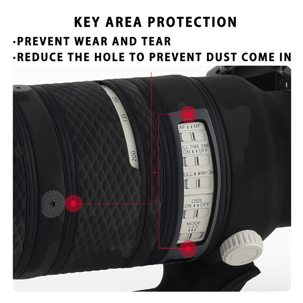 CHASING BIRDS Version IV Lens Camouflage Waterproof Coat for SONY FE 70-200mm F2.8 GM OSS II Rainproof Lens Protective Cover