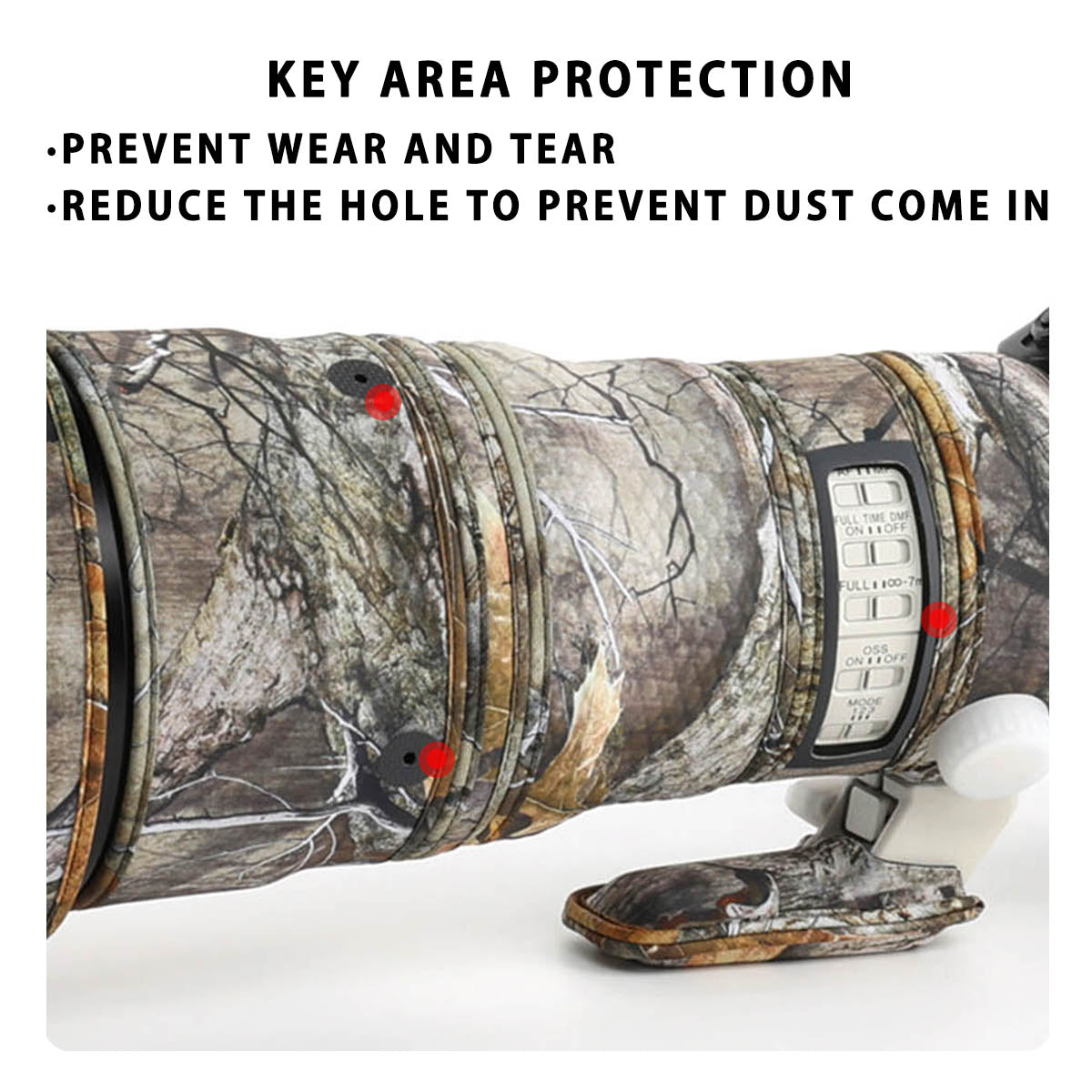 CHASING BIRDS Version V Lens Camouflage Waterproof Coat for SONY FE 600mm F6.3 GM OSS Rainproof Lens Protective Cover