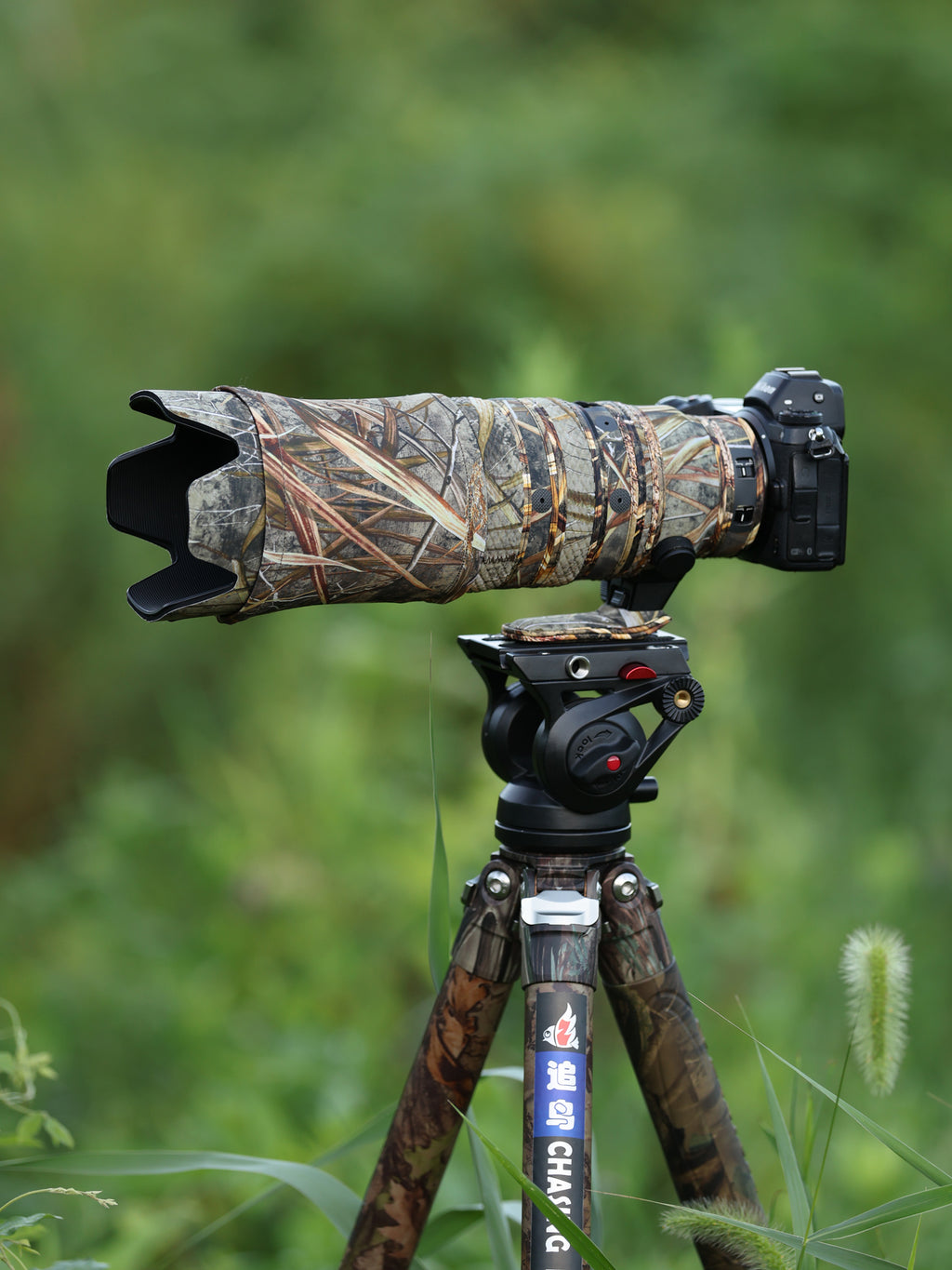 CHASING BIRDS Ver.IV Lens Camouflage Waterproof Coat for NIKON Z 100-400mm F4.5-5.6 VR S Rainproof Lens Protective Cover
