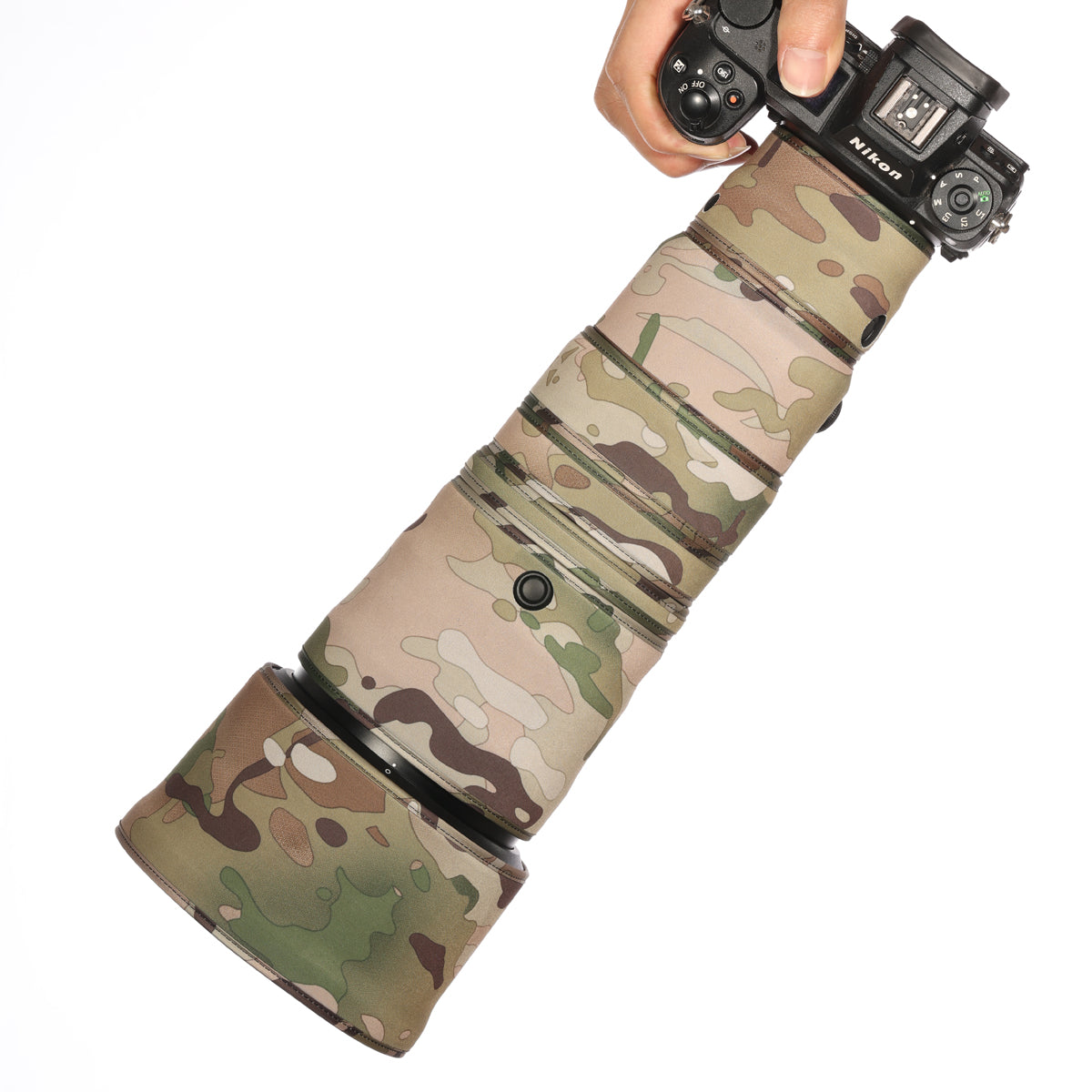 CHASING BIRDS Camouflage Waterproof Lens Coat for Nikon Z 600mm F6.3 VR S Rainproof Lens Protective Cover