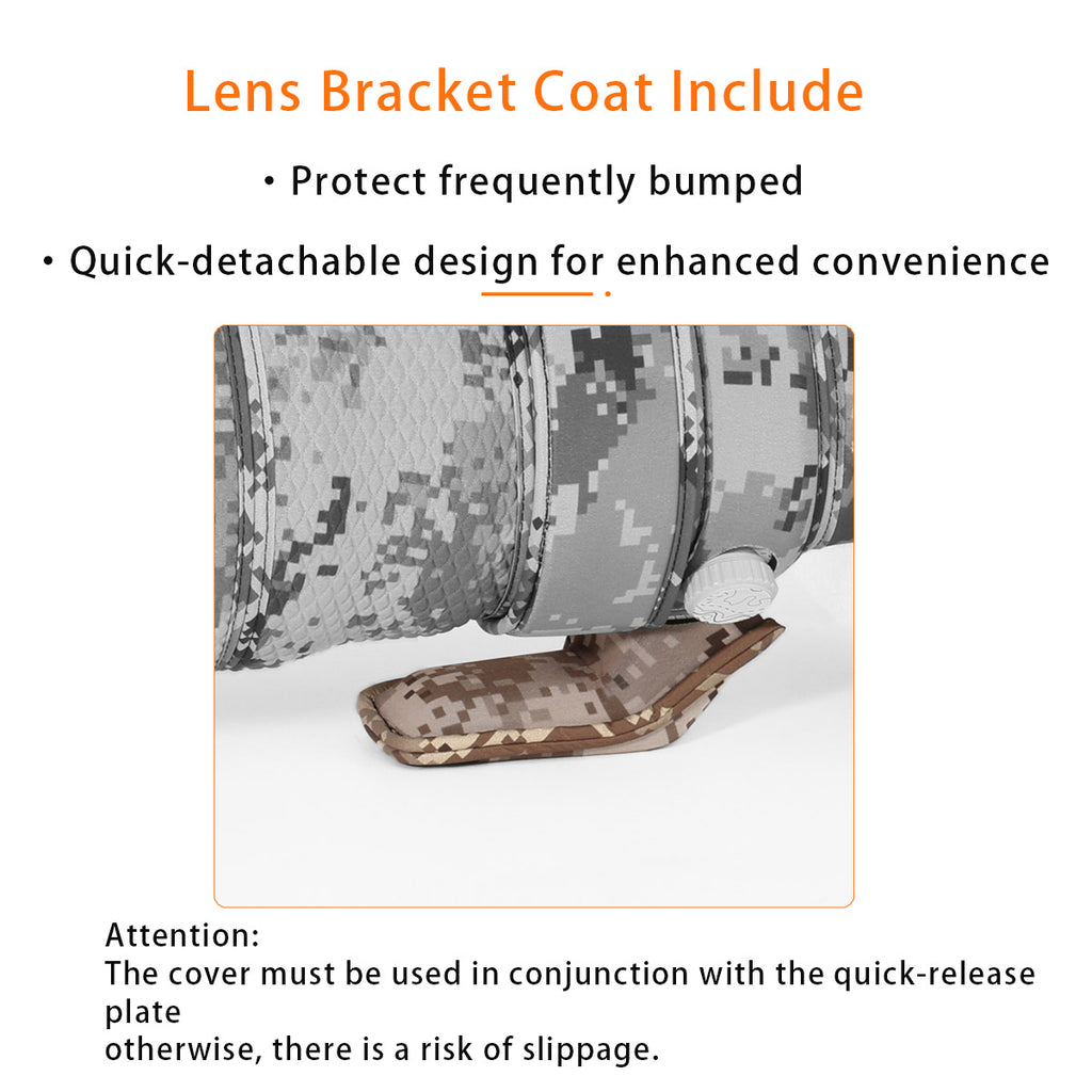 CHASING BIRDS Lens Camouflage Waterproof Coat for SIGMA 60-600mm F4.5-6.3 DG DN OS Sports Rainproof Lens Protective Cover Version IV