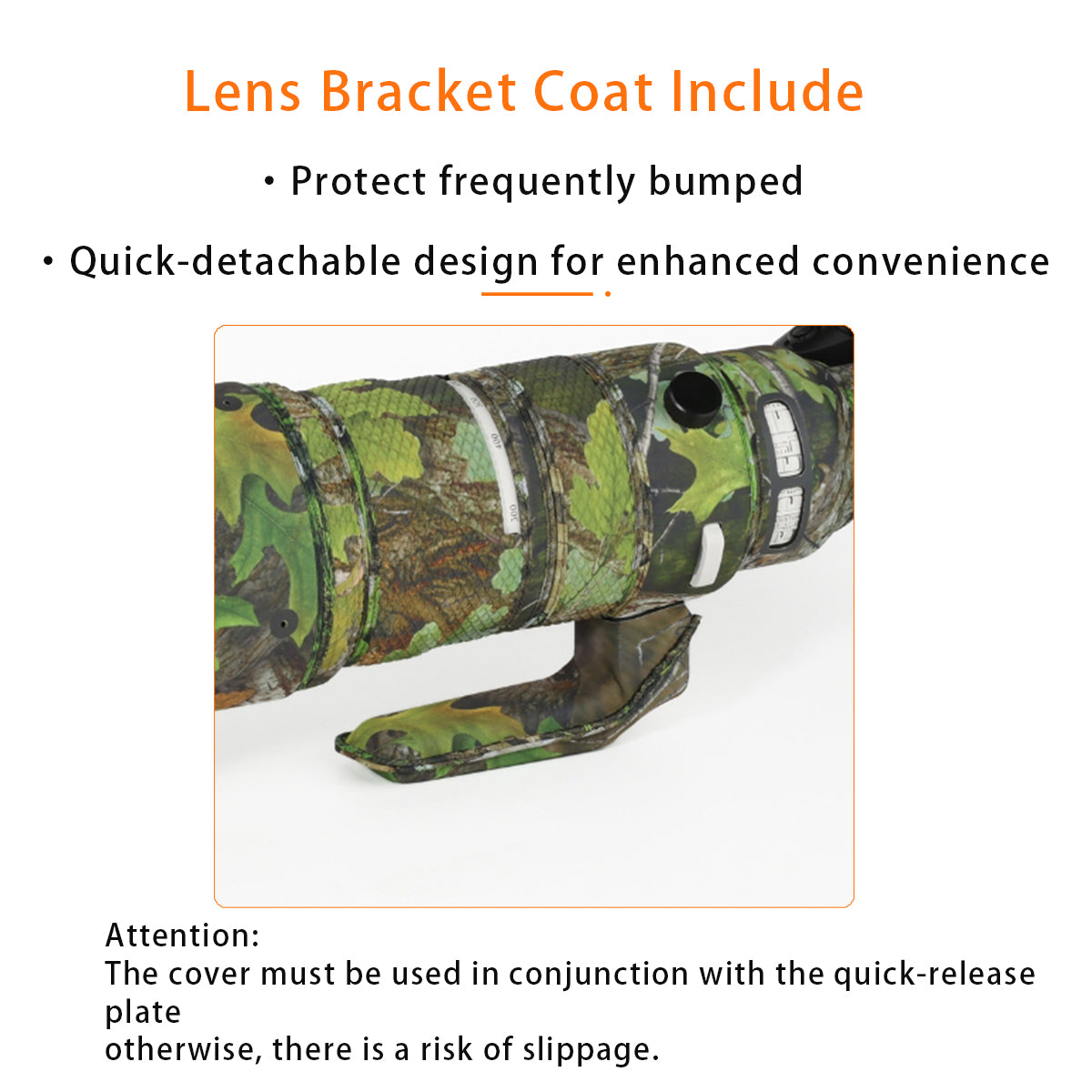 CHASING BIRDS Lens Camouflage Waterproof Coat for Sigma 300-600mm DG OS Sports Rainproof Lens Protective Cover Version IV