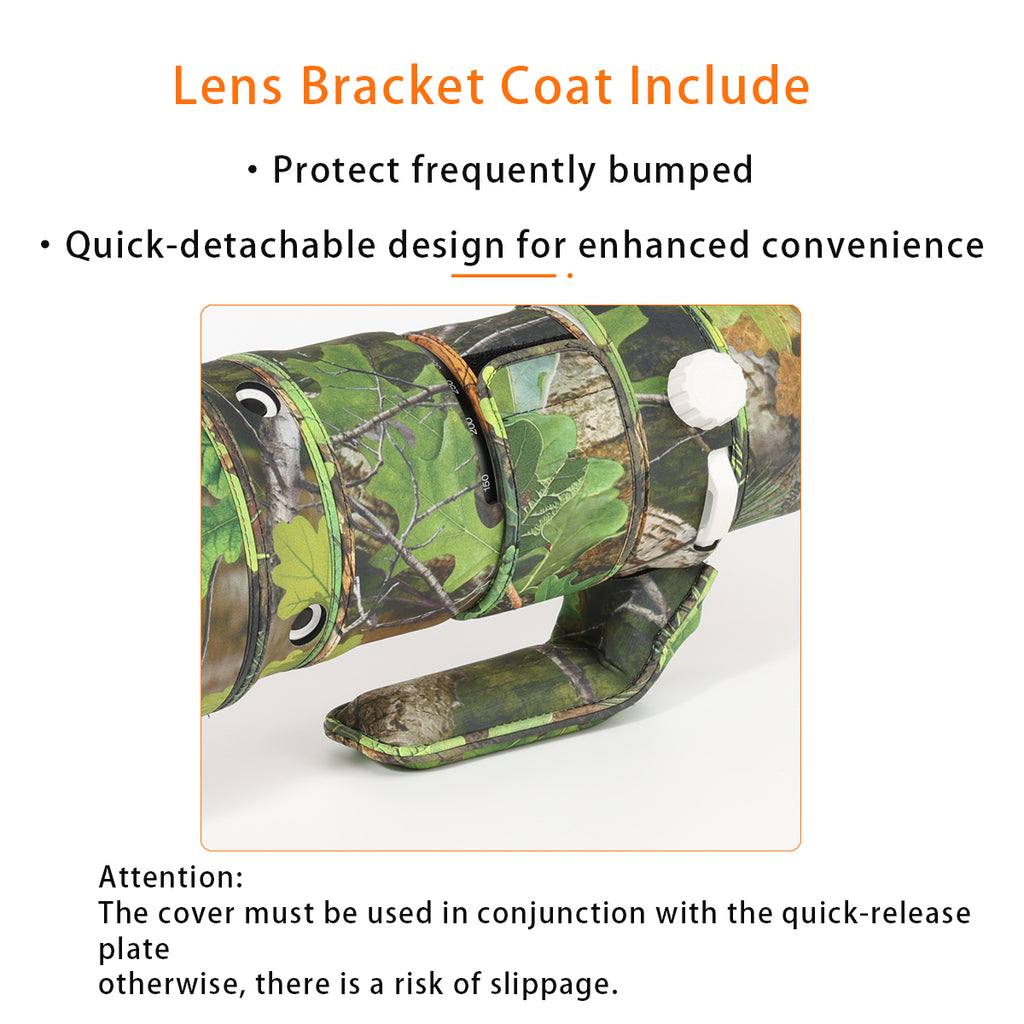CHASING BIRDS Camouflage Waterproof Lens Coat for Olympus 150-400mm f4.5 TC1.25x IS PRO Rainproof Lens Protective Cover