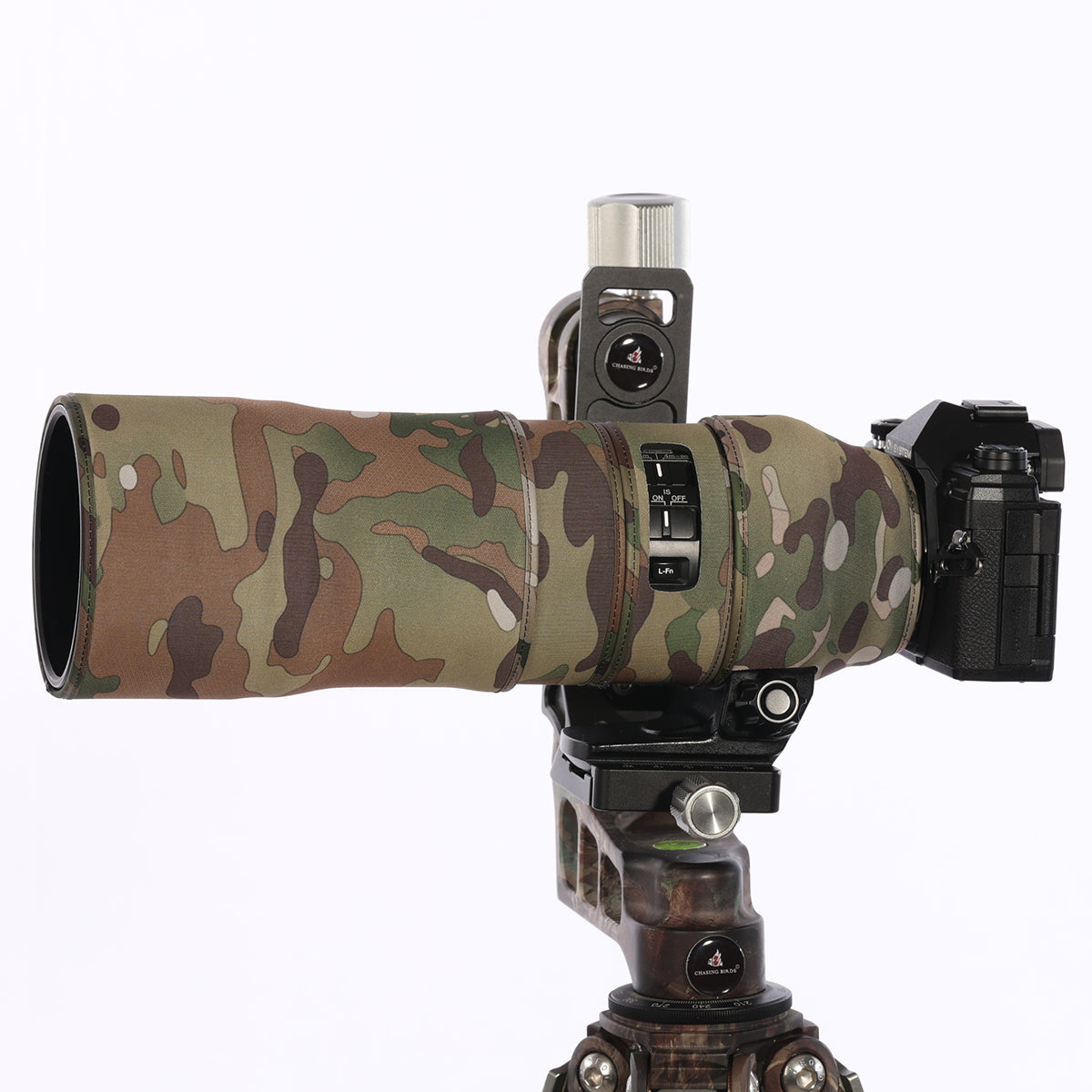 CHASING BIRDS Lens Camouflage Waterproof Coat for Olympus 300mm F4.0 IS PRO Rainproof Lens Protective Cover Version IV