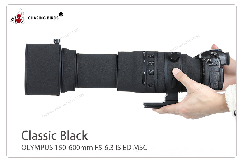 CHASING BIRDS Camouflage Waterproof Lens Coat for OLYMPUS 150-600mm Rainproof Lens Protective Cover