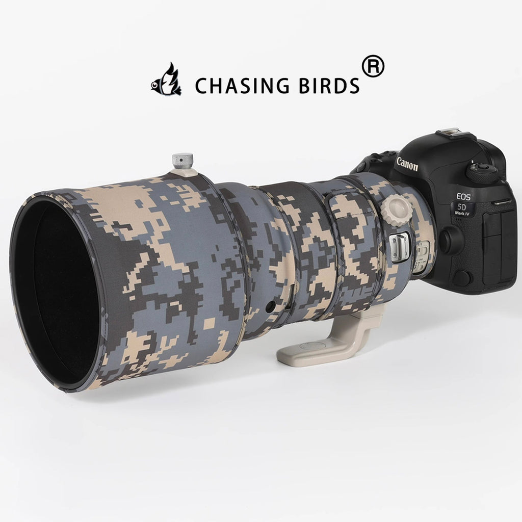 CHASING BIRDS Lens Camouflage Waterproof Coat for CANON EF 200mm F2 L IS USM Rainproof Lens Protective Cover Version IV