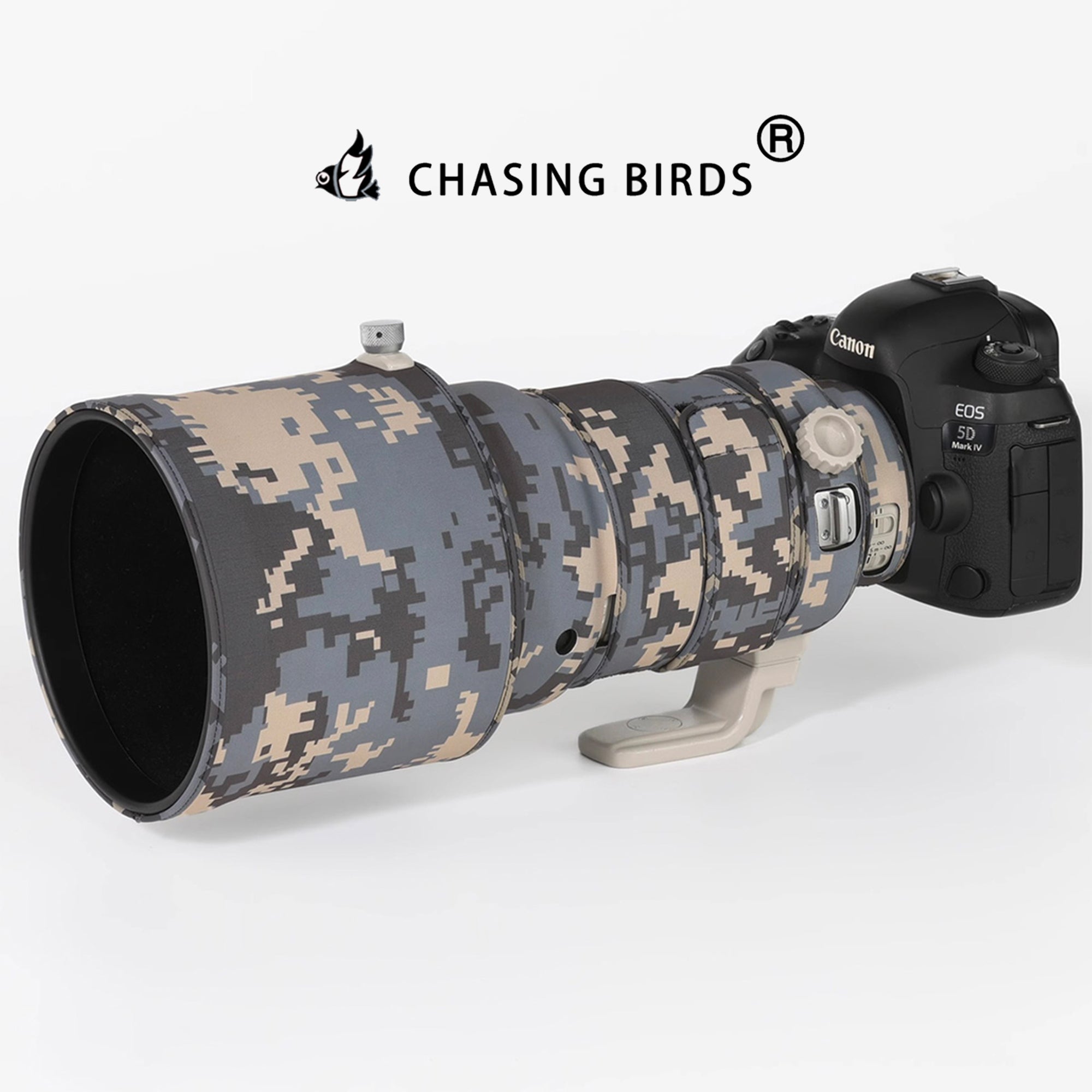 CHASING BIRDS Lens Camouflage Waterproof Coat for CANON EF 200mm F2 L IS USM Rainproof Lens Protective Cover Version IV