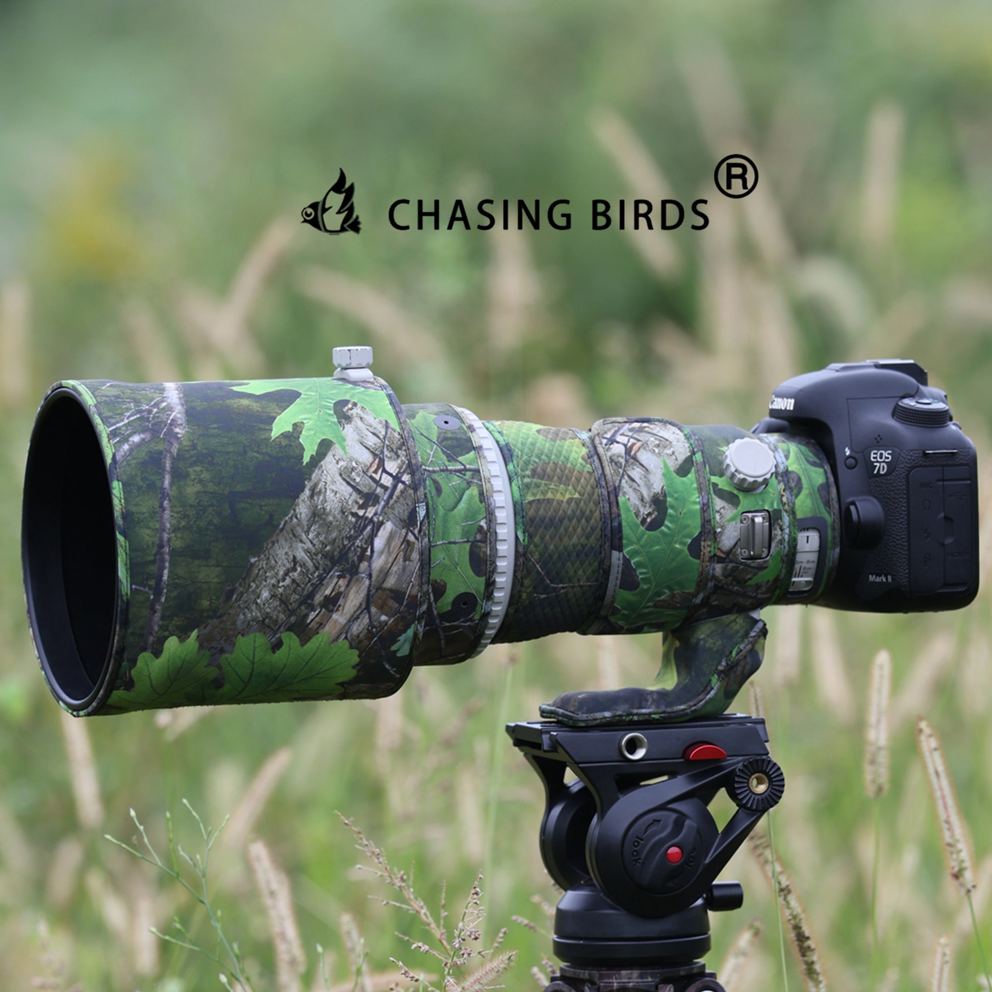 CHASING BIRDS Lens Camouflage Waterproof Coat for Canon EF 400mm F4 DO IS II USM Rainproof Lens Protective Cover Version IV