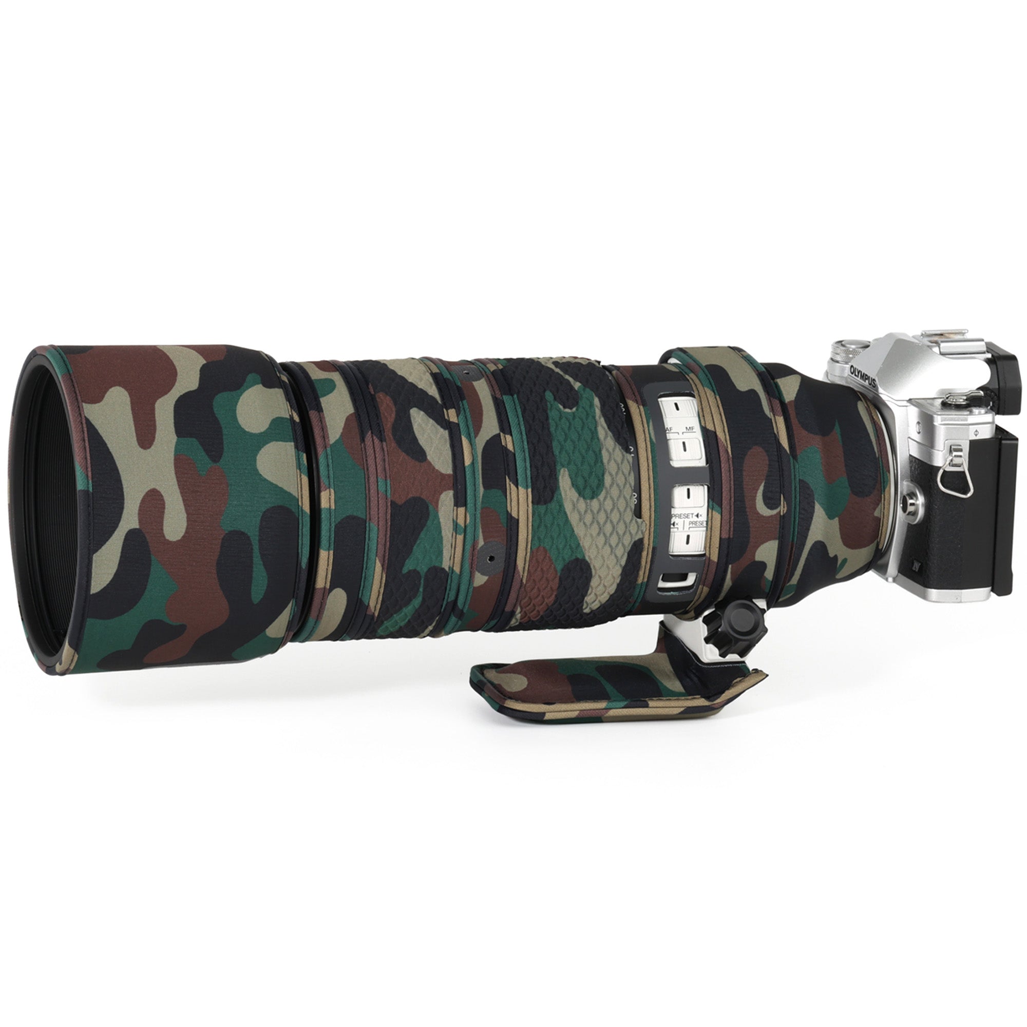 CHASING BIRDS Lens Camouflage Waterproof Coat for Olympus M.ZUIKO Digital ED 50-200mm F2.8 IS PRO Rainproof Lens Protective Cover Version IV