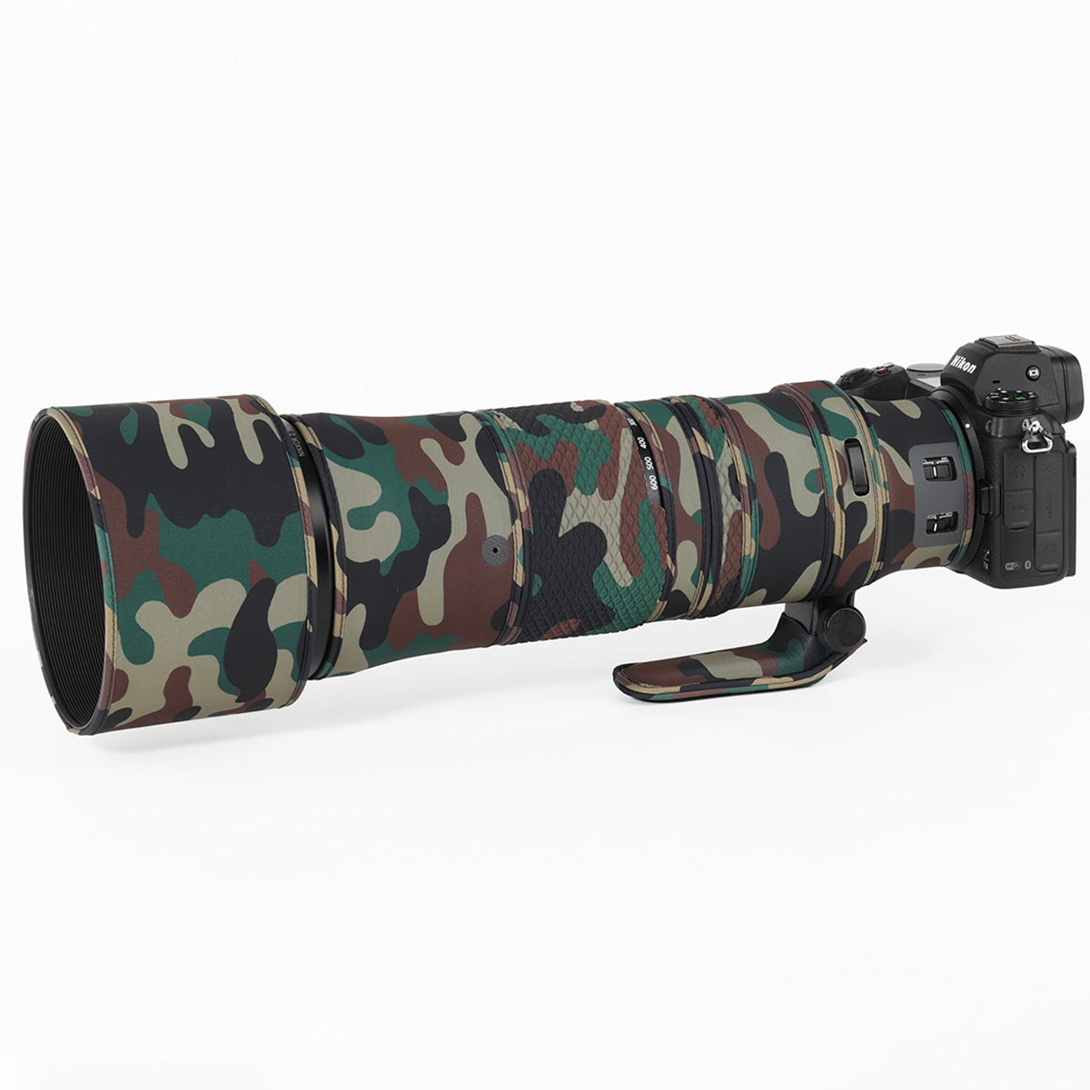 CHASING BIRDS Lens Camouflage Waterproof Coat for NIKON Z 180-600mm F5.6 VR Rainproof Lens Protective Cover Version IV