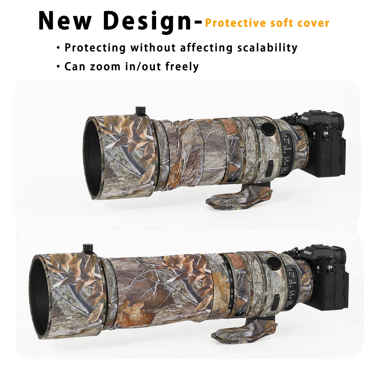 CHASING BIRDS Lens Camouflage Waterproof Coat for SIGMA 60-600mm F4.5-6.3 DG DN OS Sports Rainproof Lens Protective Cover Version IV