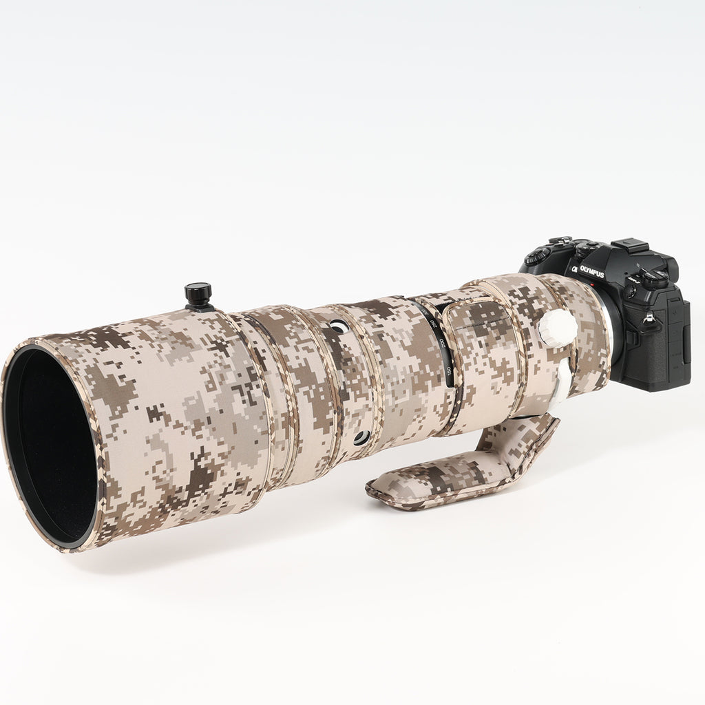 CHASING BIRDS Camouflage Waterproof Lens Coat for Olympus 150-400mm f4.5 TC1.25x IS PRO Rainproof Lens Protective Cover