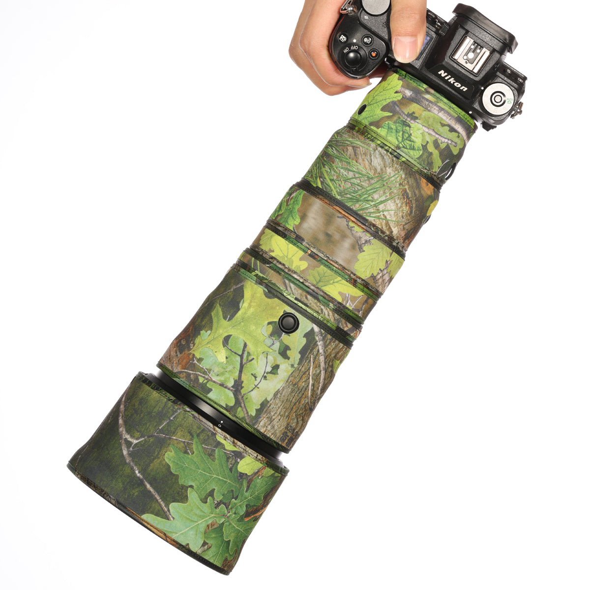 CHASING BIRDS Camouflage Waterproof Lens Coat for Nikon Z 600mm F6.3 VR S Rainproof Lens Protective Cover