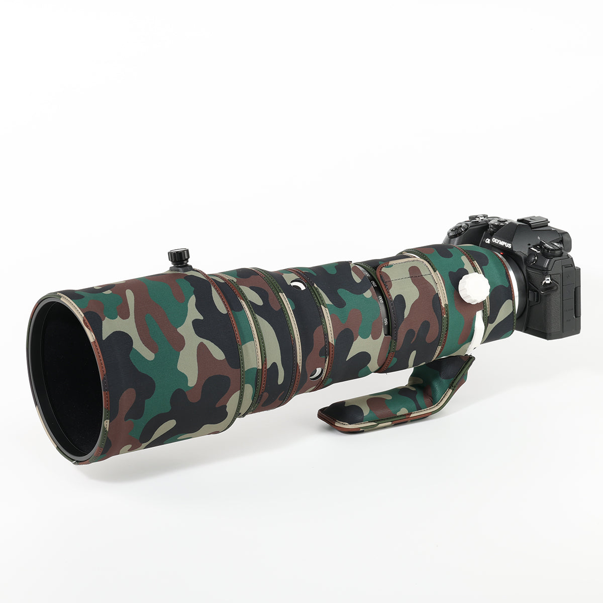 CHASING BIRDS Camouflage Waterproof Lens Coat for Olympus 150-400mm f4.5 TC1.25x IS PRO Rainproof Lens Protective Cover