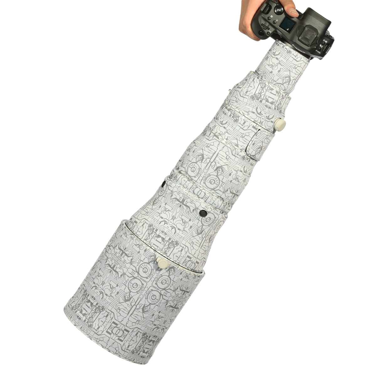 CHASING BIRDS Camouflage Waterproof Lens Coat for Canon RF 800mm F5.6 L is USM Rainproof Lens Protective Cover