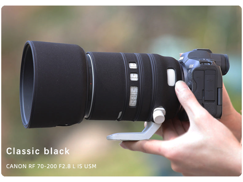 CHASING BIRDS Camouflage Waterproof Lens Coat for Canon RF 70-200mm F2.8 L is USM Rainproof Lens Protective Cover
