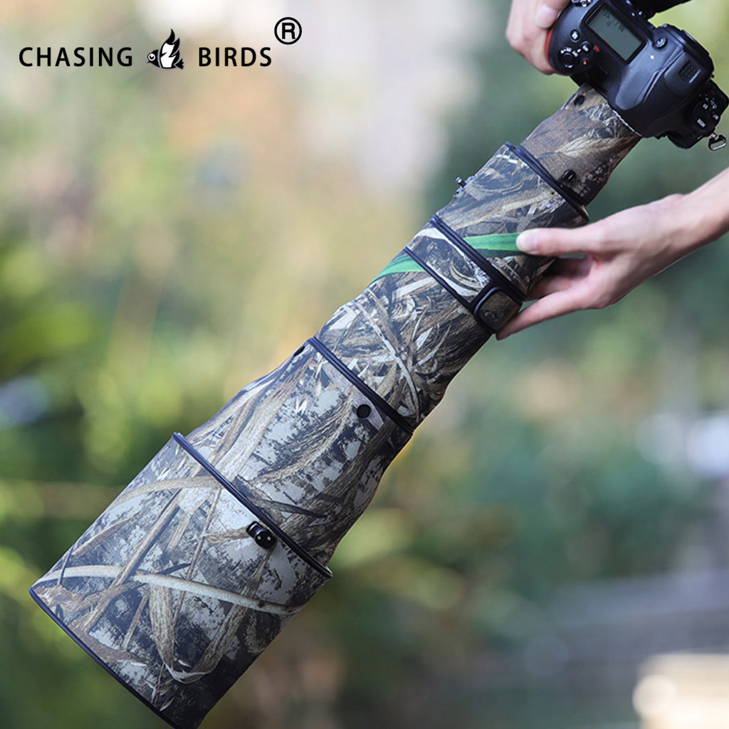 CHASING BIRDS Camouflage Waterproof Lens Coat for NIKON AF-S 800mm F5.6E FL ED VR Rainproof Lens Protective Cover