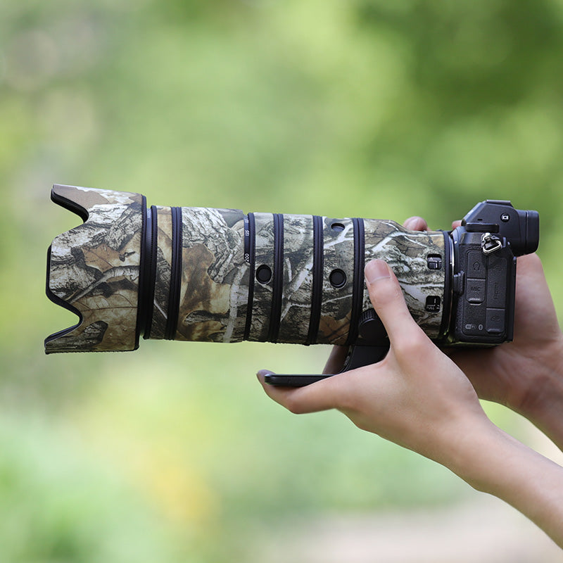 CHASING BIRDS Camouflage Waterproof Lens Coat for NIKON Z 70-200 mmF2.8 VR S Rainproof Lens Protective Cover