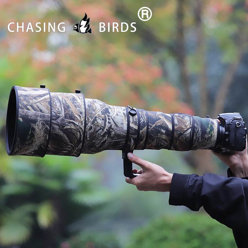 CHASING BIRDS Camouflage Waterproof Lens Coat for Nikon AF-S 600mm F4 G ED VR Rainproof Lens Protective Cover
