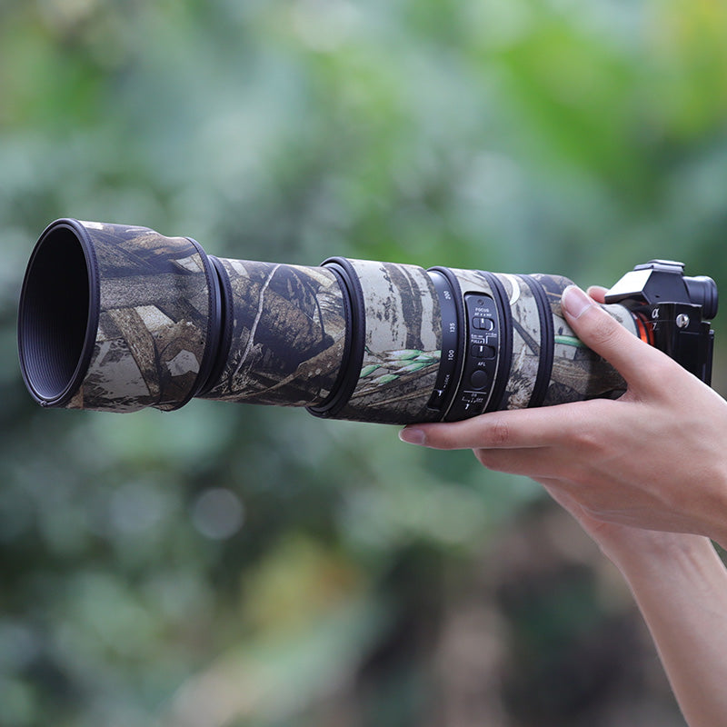 CHASING BIRDS Camouflage Waterproof Lens Coat for Sigma 100-400mm F5-6.3 DG OS HSM Rainproof Lens Protective Cover