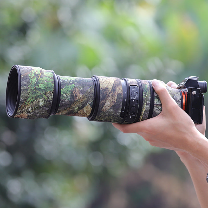 CHASING BIRDS Camouflage Waterproof Lens Coat for Sigma 100-400mm F5-6.3 DG OS HSM Rainproof Lens Protective Cover
