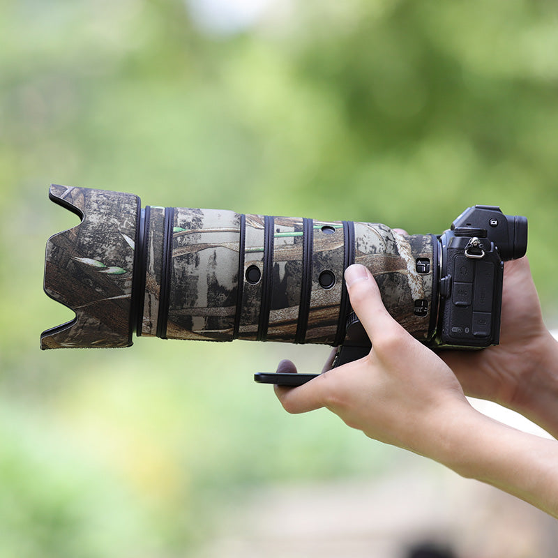 CHASING BIRDS Camouflage Waterproof Lens Coat for NIKON Z 70-200 mmF2.8 VR S Rainproof Lens Protective Cover