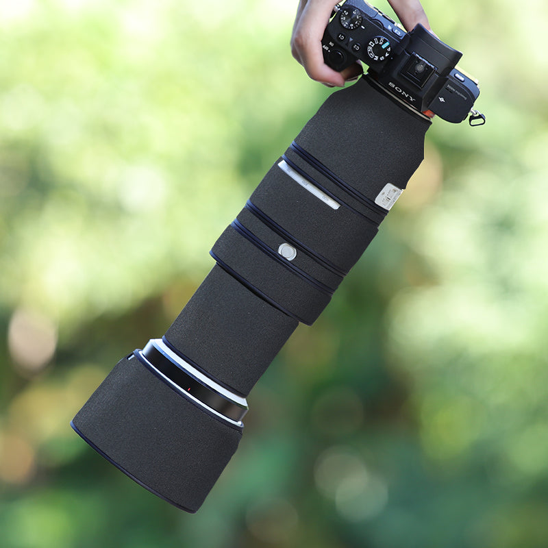 CHASING BIRDS Camouflage Waterproof Lens Coat for SONY FE 100-400F4.5-5.6 GM OSS Rainproof Lens Protective Cover