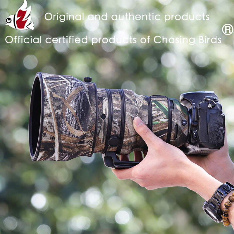 CHASING BIRDS Camouflage Waterproof Lens Coat for Nikon AF-S 200mm f/2G ED VR II Rainproof Lens Protective Cover