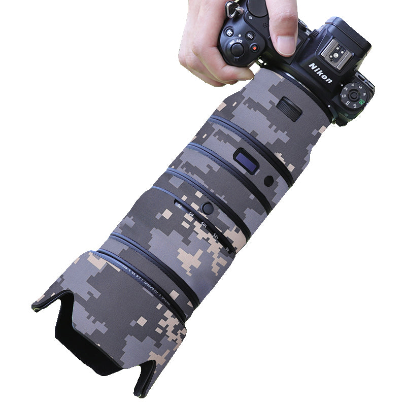 CHASING BIRDS Camouflage Waterproof Lens Coat for NIKON Z 70-200 mmF2.8 VR S Rainproof Lens Protective Cover