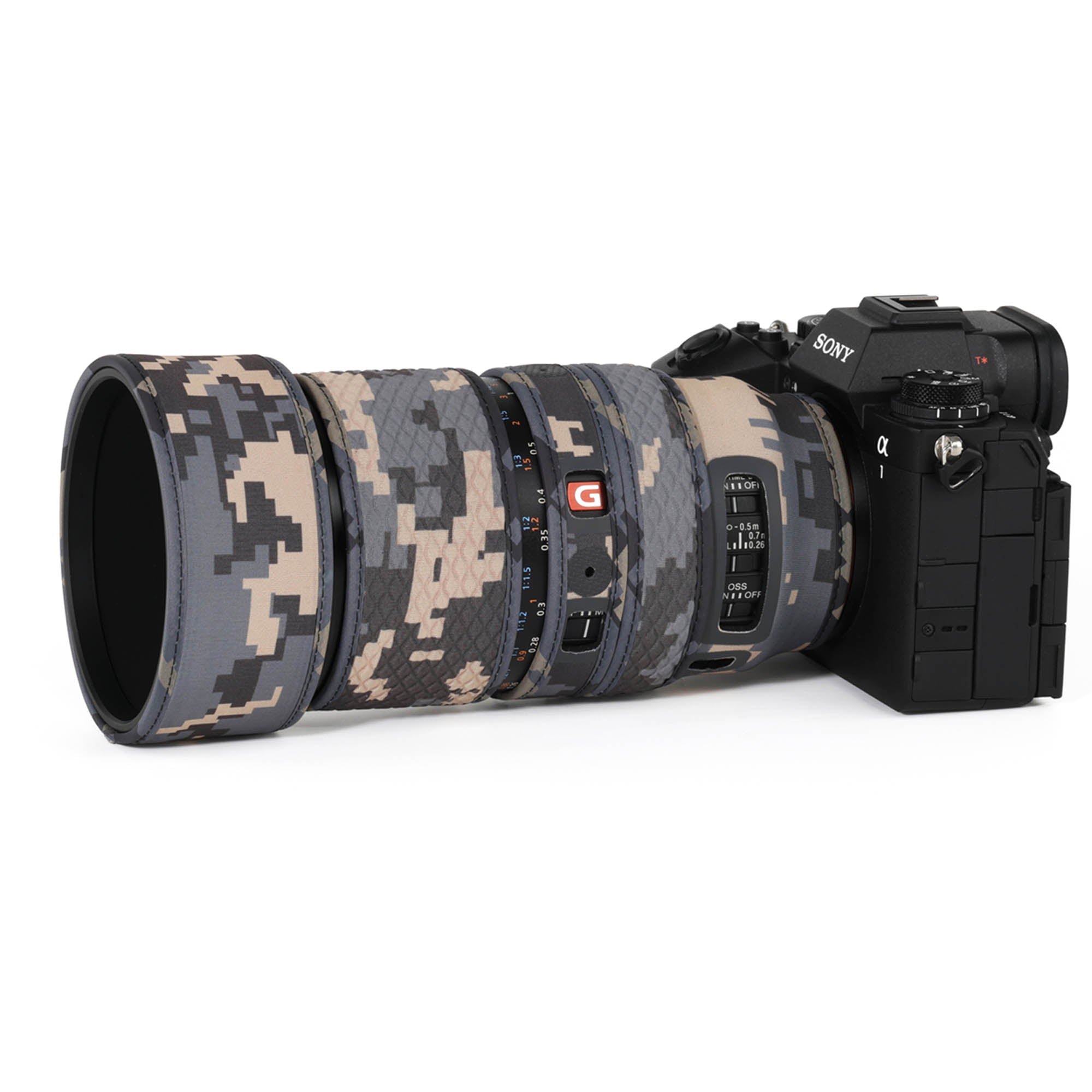 CHASING BIRDS Lens Camouflage Waterproof Coat for SONY FE 100mm F2.8 Macro GM OSS Rainproof Lens Protective Cover Version IV