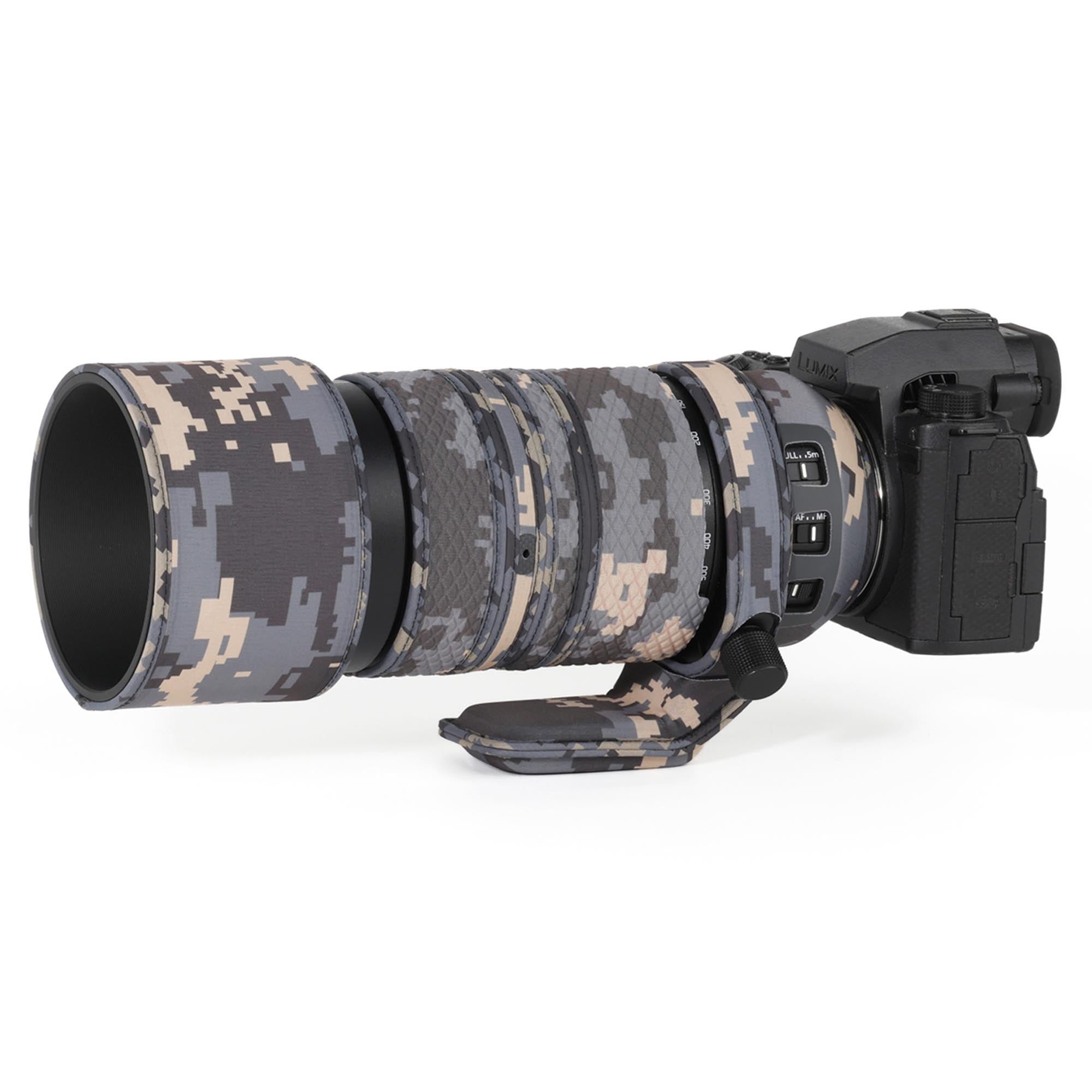 CHASING BIRDS Lens Camouflage Waterproof Coat for LUMIX S 100-500mm F5-7.1 OIS Rainproof Lens Protective Cover Version IV