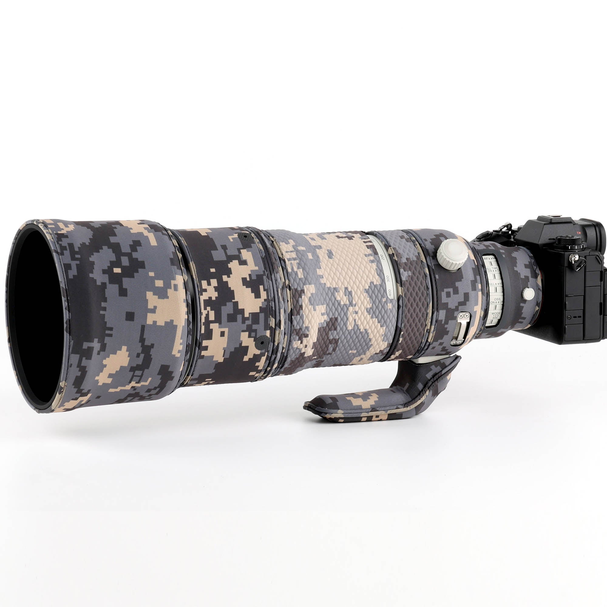 CHASING BIRDS Version IV Lens Camouflage Waterproof Coat for SONY FE 100-400mm F4.5 GM OSS Rainproof Lens Protective Cover