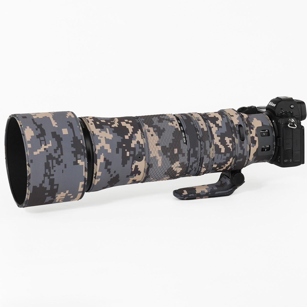 CHASING BIRDS Lens Camouflage Waterproof Coat for NIKON Z 180-600mm F5.6 VR Rainproof Lens Protective Cover Version IV