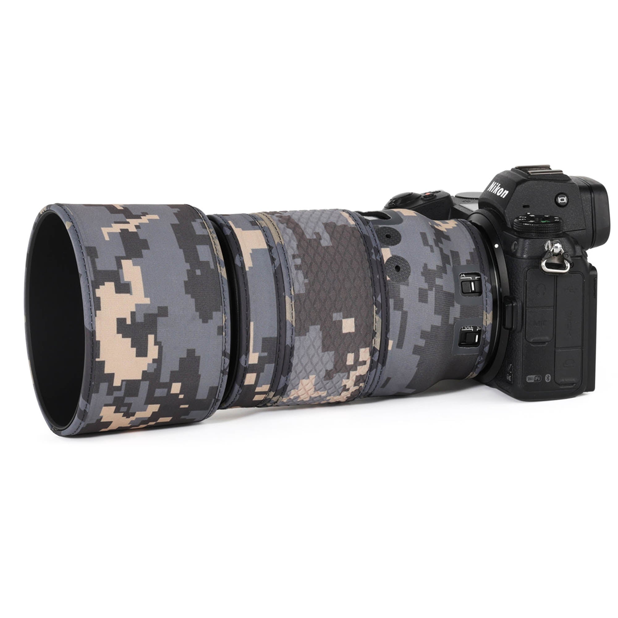 CHASING BIRDS Camouflage Waterproof Lens Coat for Nikon Z 105mm F2.8 VR S Rainproof Lens Protective Cover