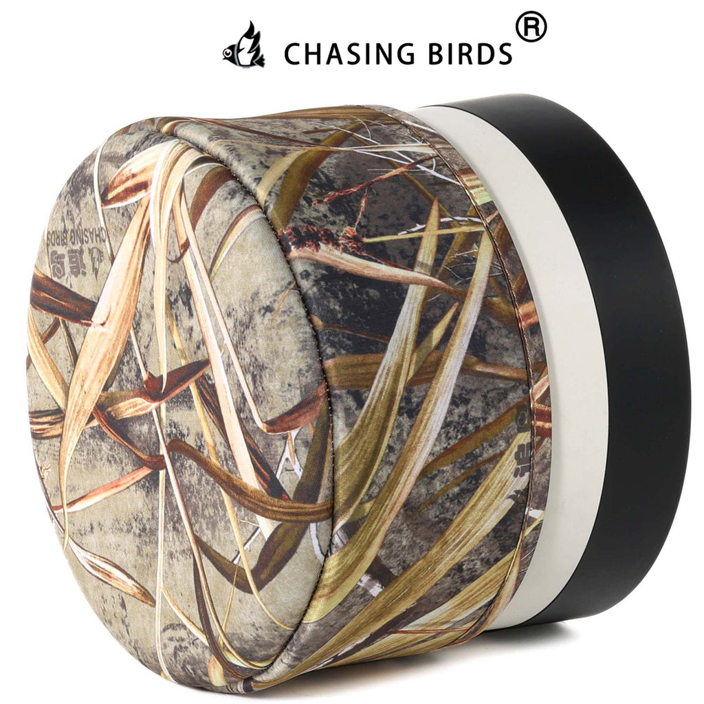 CHASING BIRDS Camouflage Waterproof Lens Cap Rainproof Camo Lens Protective Cap