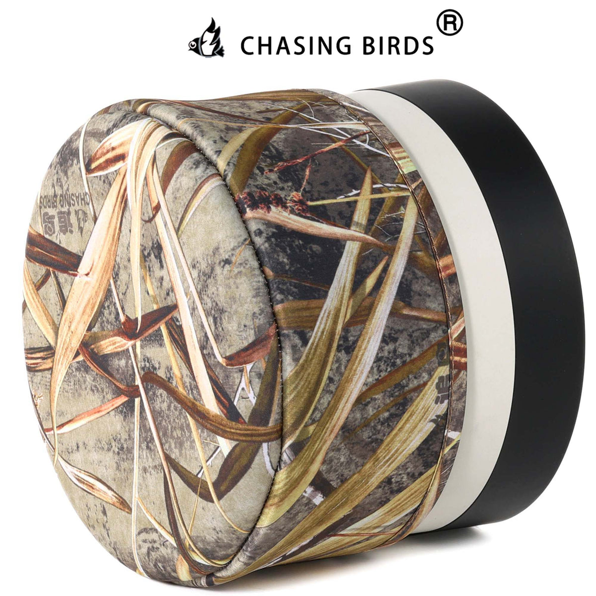CHASING BIRDS Camouflage Waterproof Lens Cap Rainproof Camo Lens Protective Cap