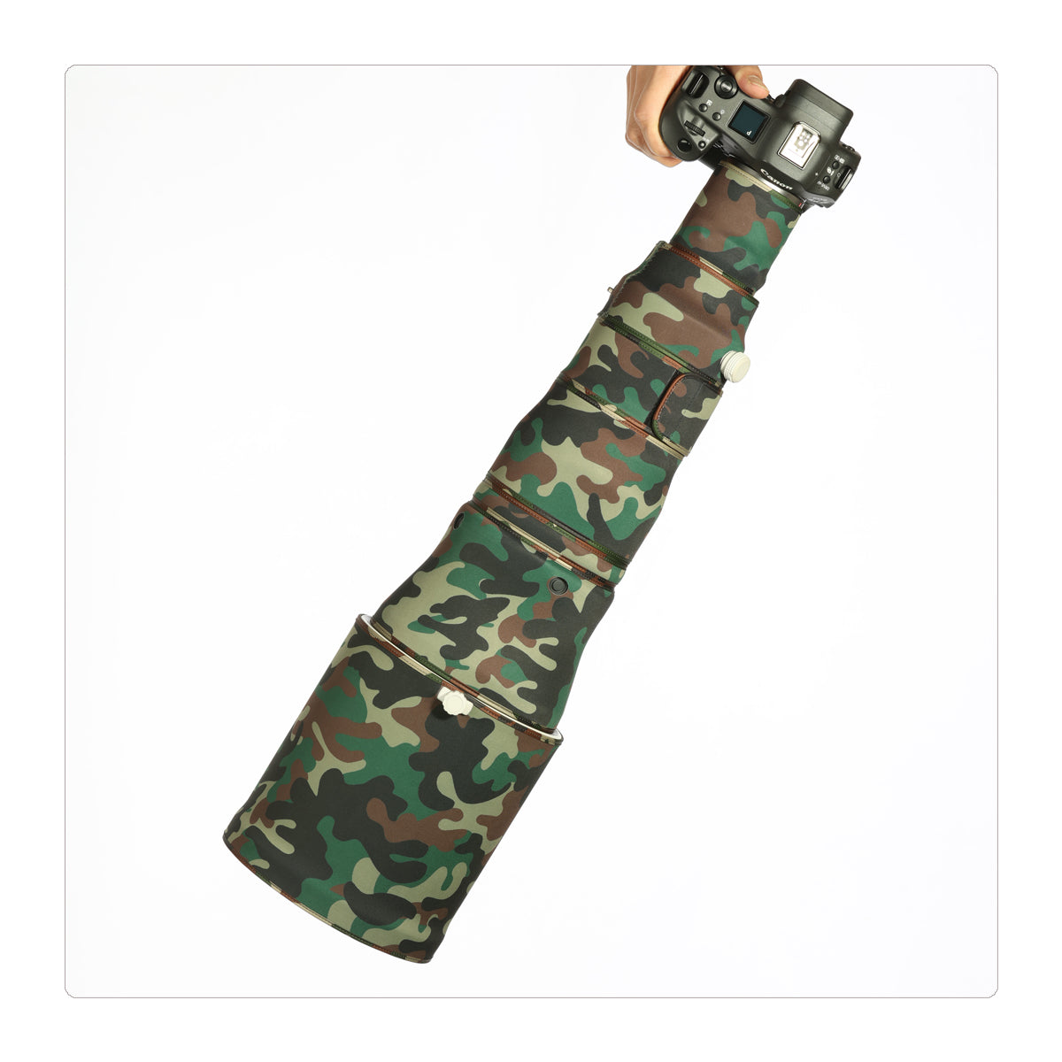 CHASING BIRDS Camouflage Waterproof Lens Coat for CANON RF 600mmF4 L IS USM Rainproof Lens Protective Cover