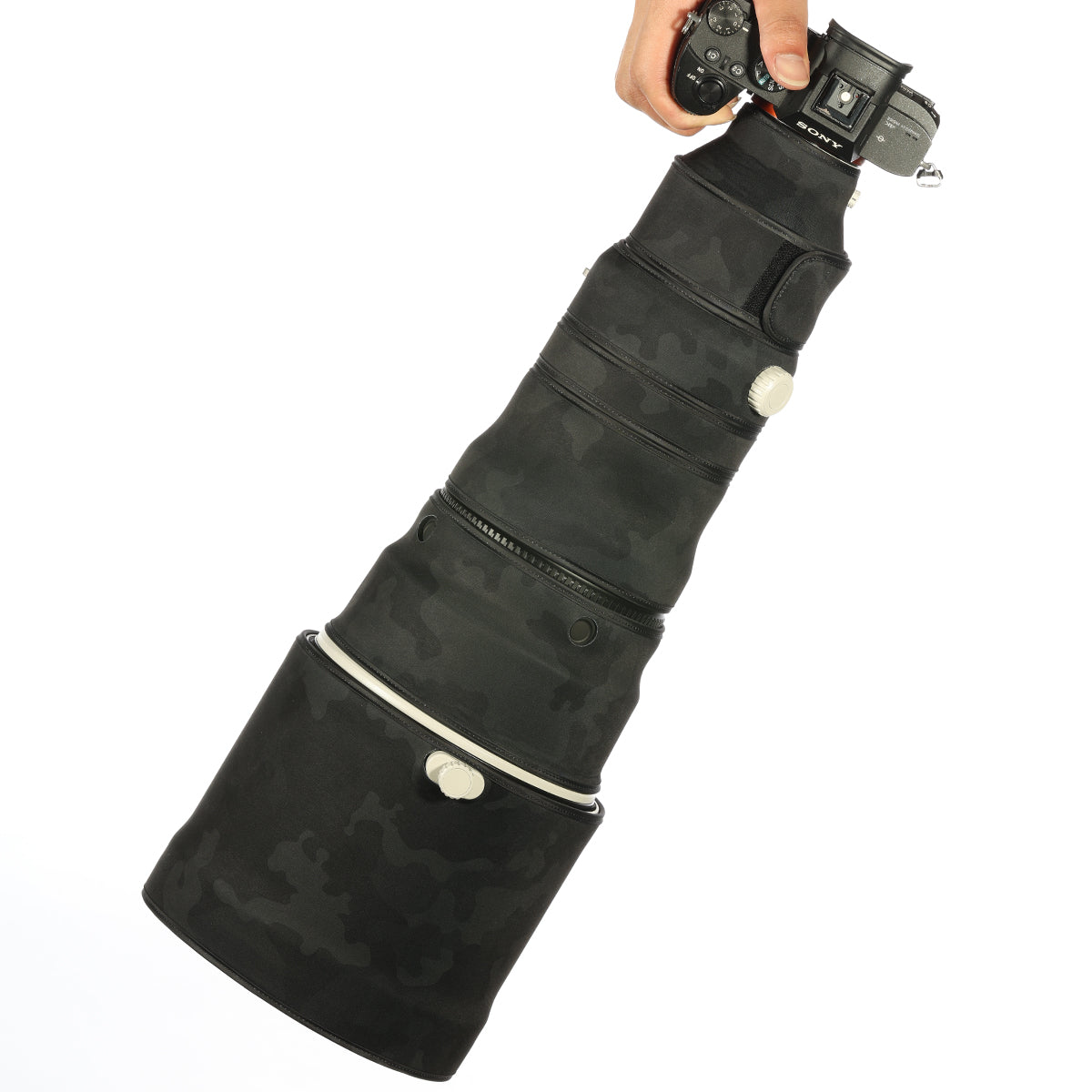 CHASING BIRDS Camouflage Waterproof Lens Coat for Sony FE 400mm F2.8 GM OSS Rainproof Lens Protective Cover