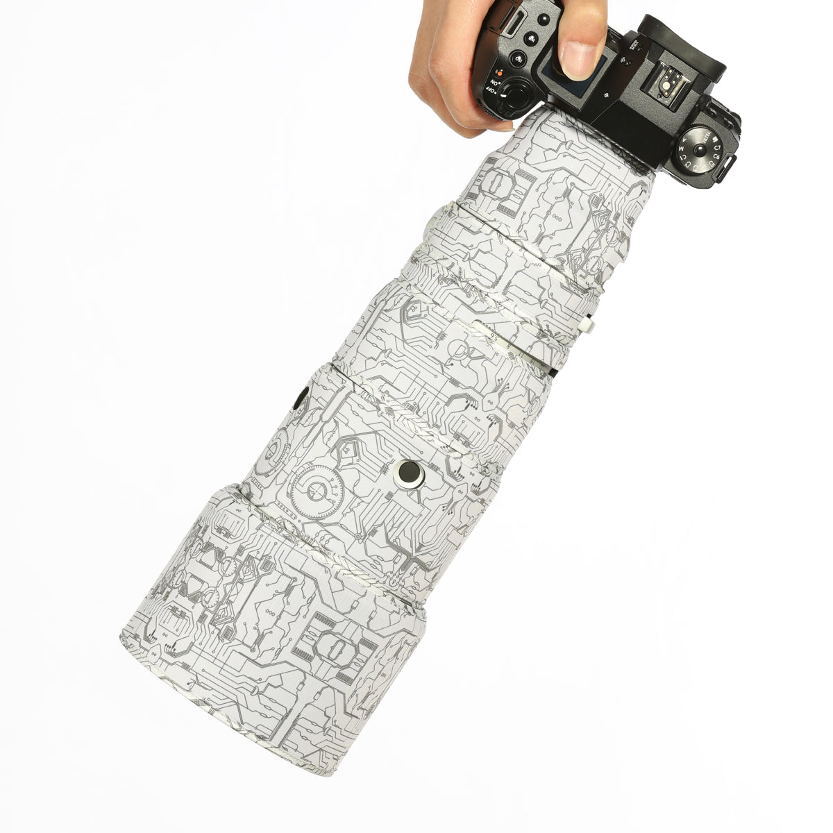 CHASING BIRDS Lens Camouflage Waterproof Coat for FUJIFILM GF 500mm F5.6 R LM OIS WR Rainproof Lens Protective Cover Version IV