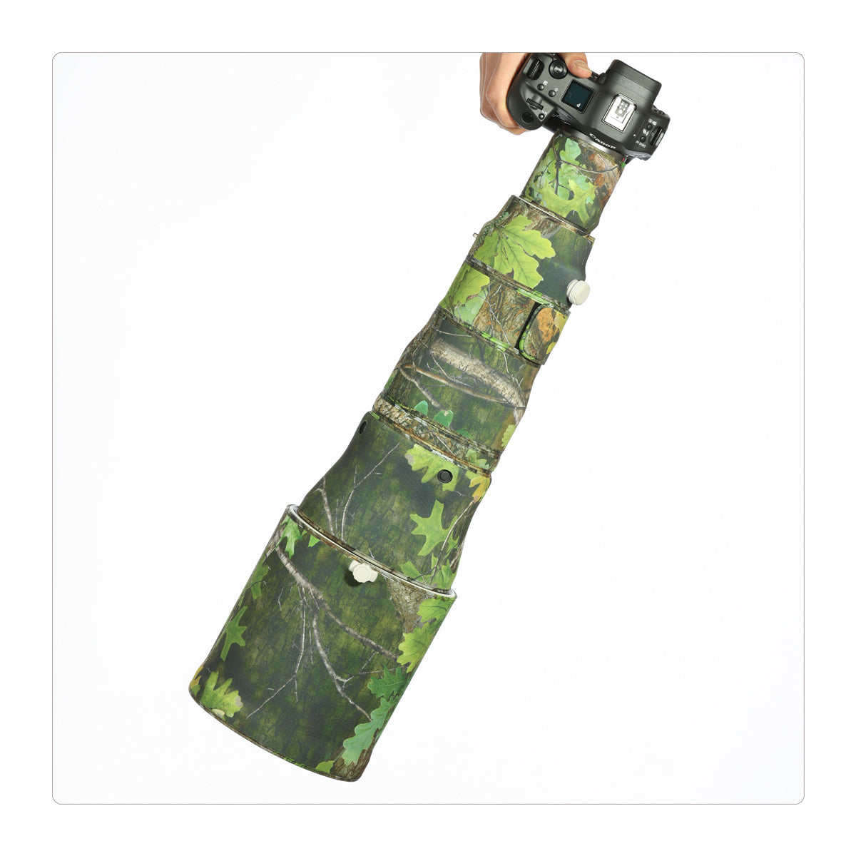 CHASING BIRDS Camouflage Waterproof Lens Coat for Canon RF 1200mm F8 L IS USM Rainproof Lens Protective Cover