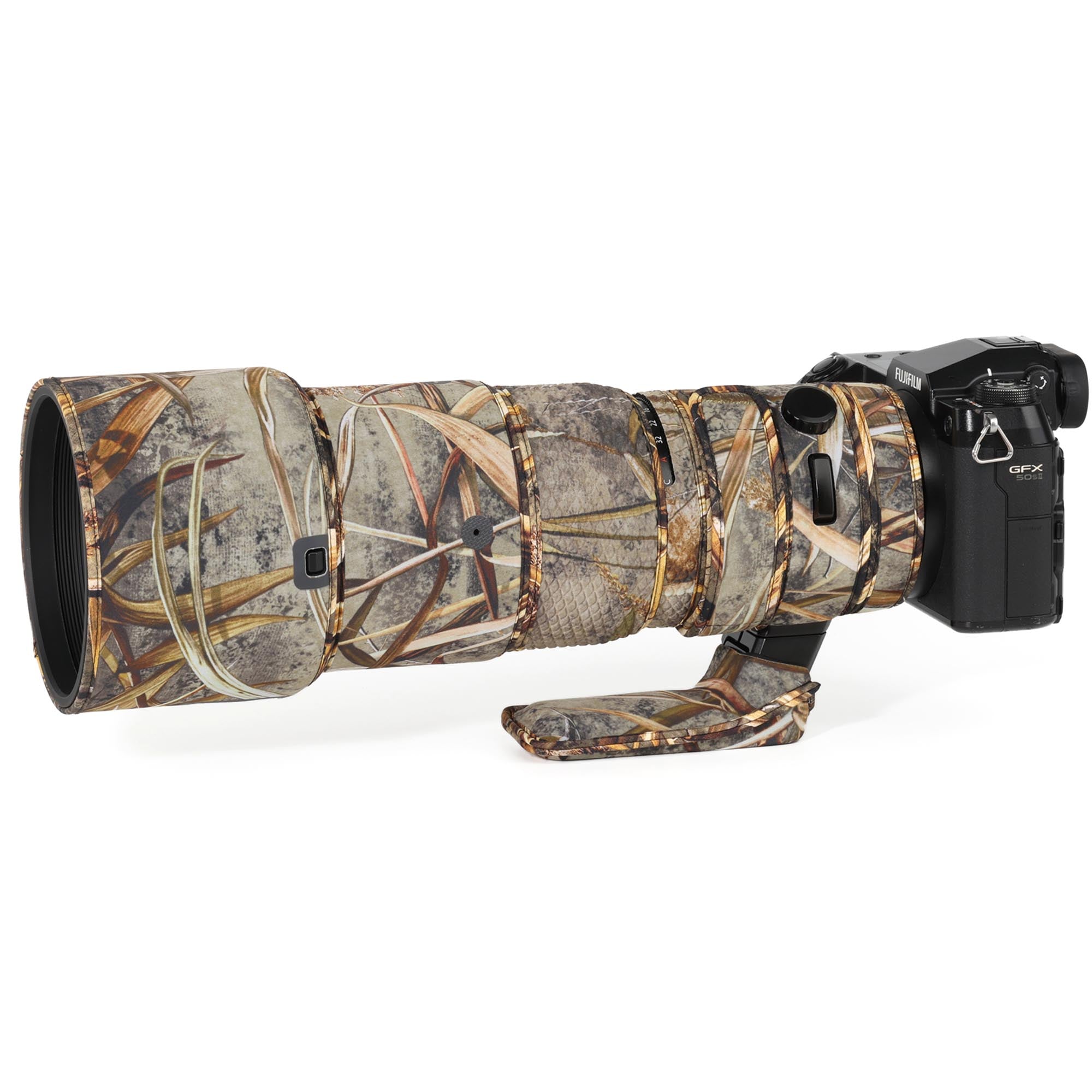 CHASING BIRDS Lens Camouflage Waterproof Coat for FUJIFILM GF 500mm F5.6 R LM OIS WR Rainproof Lens Protective Cover Version IV