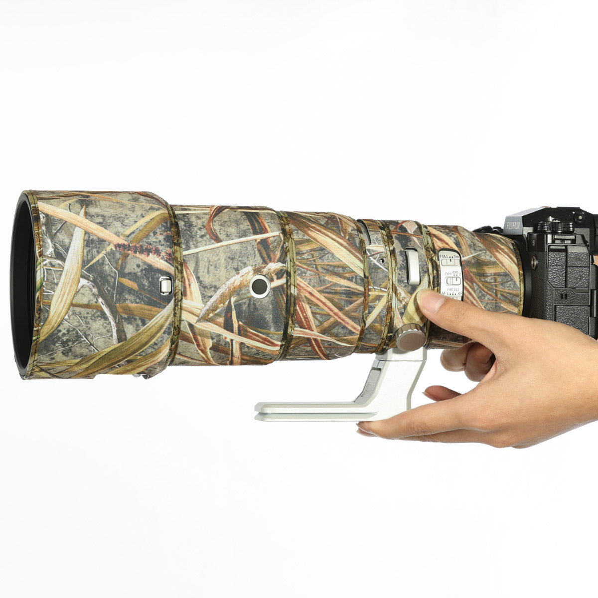 CHASING BIRDS Version IV Lens Camouflage Waterproof Coat for FUJIFILM XF 500mm F5.6 Rainproof Lens Protective Cover
