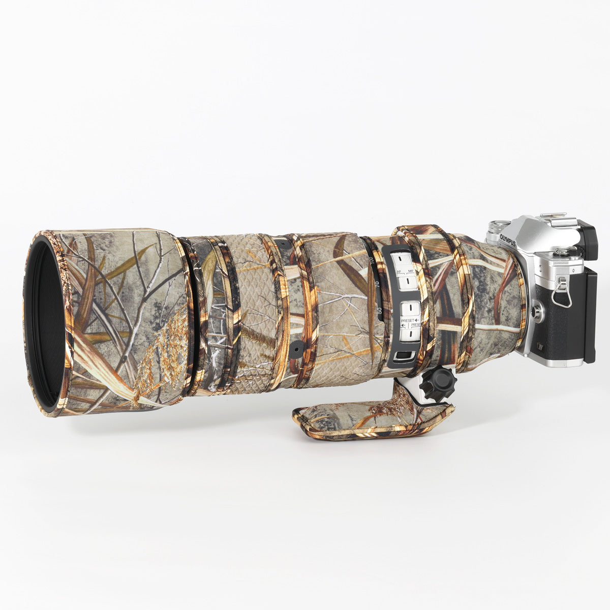 CHASING BIRDS Lens Camouflage Waterproof Coat for Olympus M.ZUIKO Digital ED 50-200mm F2.8 IS PRO Rainproof Lens Protective Cover Version IV