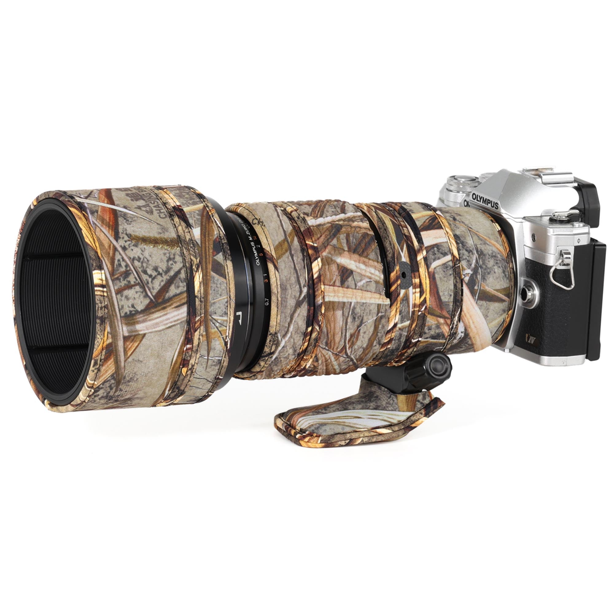 CHASING BIRDS Lens Camouflage Waterproof Coat for Olympus 40-150mm F2.8 PRO Rainproof Lens Protective Cover Version IV