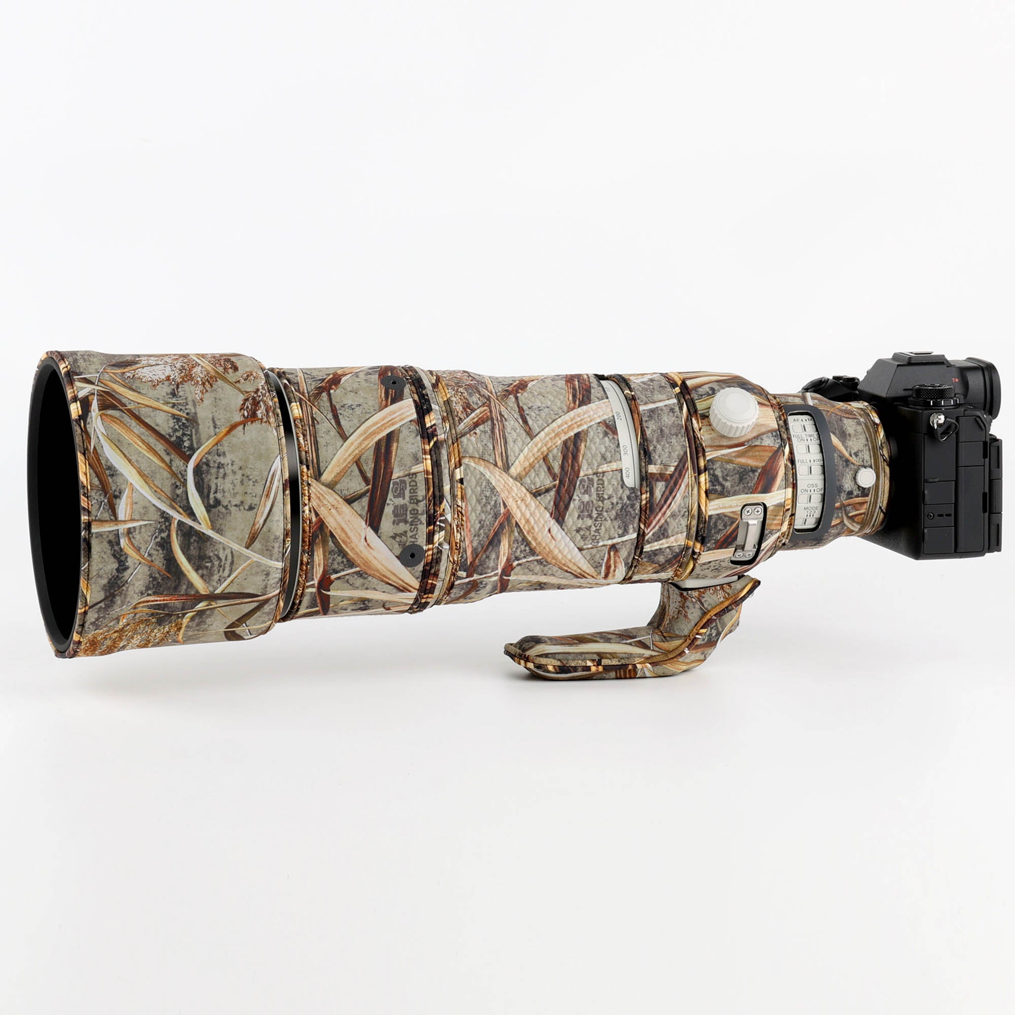 CHASING BIRDS Version IV Lens Camouflage Waterproof Coat for SONY FE 100-400mm F4.5 GM OSS Rainproof Lens Protective Cover
